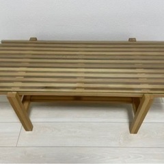 unico ガラス　ローテーブル