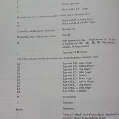 【タブ譜】ヴィクターウッテン victor wooten 楽譜 使う指も記号記載の画像