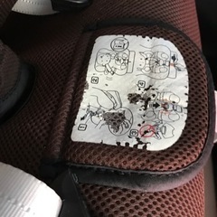 チャイルドシート　LEAMAN  茶色の画像