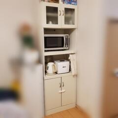 【難アリ】食器棚、レンジ台