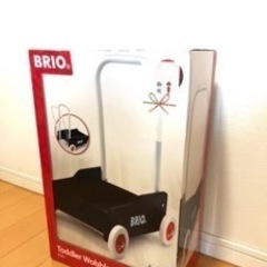 【新品未使用】BRIO 手押し車　人気のブラック