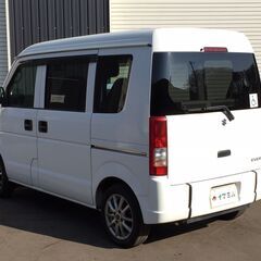 【コミコミ価格】スズキ　エブリィワゴン　福祉　リアスロープ　車いす移動車　後部電動ウィンチ固定　リヤシート無　補助シート＆車椅子乗員要手すり付き　　８ナンバー登録　パートタイム４ＷＤ　リアヒーター　社外ＳＤナビ地デジ ブルートゥース接続可　車検R5年11月♪3850の画像