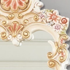 【新品】姫系オシャレなロココ調の姿見ミラー⭐︎70,563円相当の画像