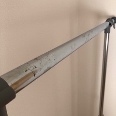 高さ伸縮パイプハンガー  サイドバー付き　キャスター付の画像