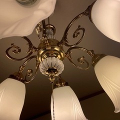 オシャレなシャンデリアですの画像