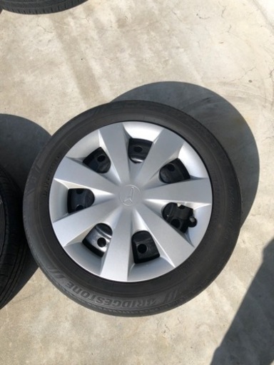 ダイハツコンテ　純正ホイル　タイヤセットです。