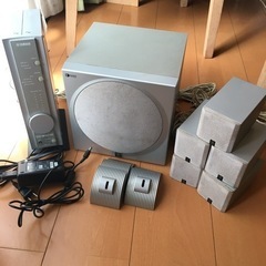 【お取引き中です】ヤマハ スピーカー TSS-10 ホームシアターシステム ウーハー サウンドシステム 映画 音楽の画像