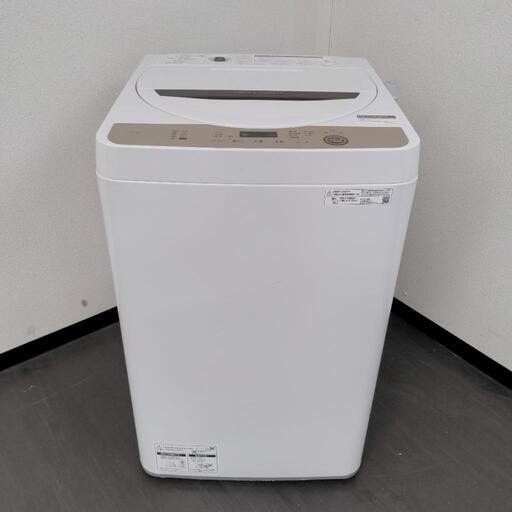 SHARP 全自動洗濯機　ES-GE6E-T　６kg