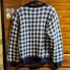 (内定)千鳥格子柄のカーディガンの画像