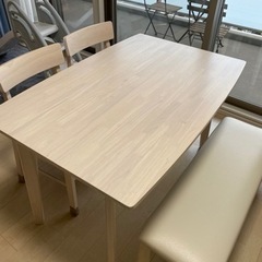 (受け渡し予定者確定) ニトリ　ダイニングテーブルセット