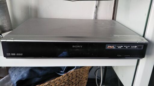 SONYスゴ録 地上/BS/110度CSデジタルハイビジョンチューナー搭載 HDD250G \u0026 DVDレコーダー RDZ-D700