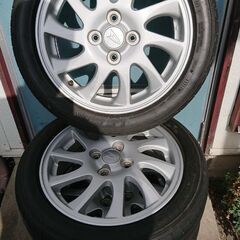 165/55R15夏タイヤ付き アルミホイール4本