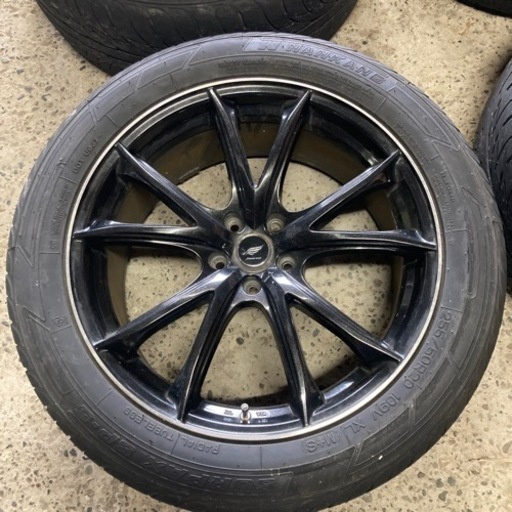 ?255/50R20 3分山ラジアルタイヤ、アルミセット