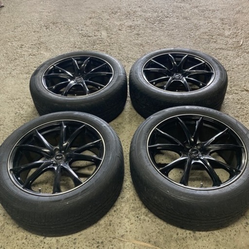 ?255/50R20 3分山ラジアルタイヤ、アルミセット