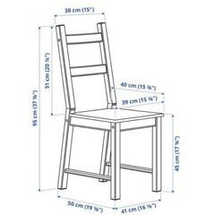 【決まりました】IKEA ダイニングチェア 2脚セットの画像