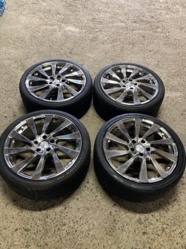 ?245/35R19 ラジアルタイヤ、アルミセット