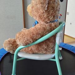 もふもふクマの大きめなぬいぐるみの画像