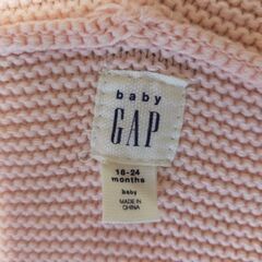 未使用 babyGap 18-24months 女の子 耳付きニットパーカーの画像