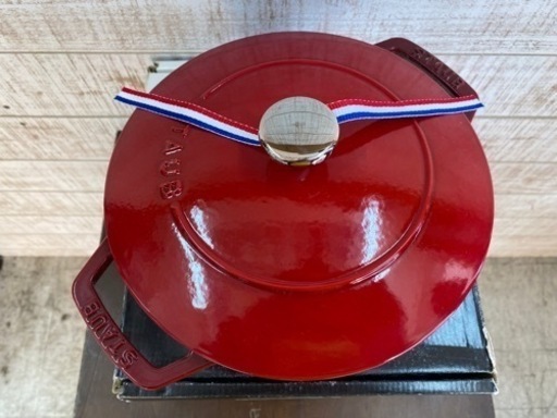 【愛品館江戸川店】ストウブ ワナベ L チェリー未使用品 ID101-024839-007