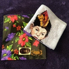 フェイラーハンカチタオル　「笛を吹く少年」未使用の画像