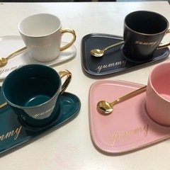 <引き取り日限定>コーヒーカップ/ティーカップ&ソーサー＋スプー...