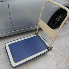 くまねず《姫路》折りたたみ台車☆荷台70cm x 48cm☆ええ...