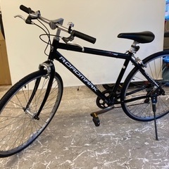 700×32c】7段変速 クロスバイク ブラック