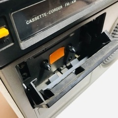 希少 昭和レトロ アンティーク  SONY  CF-1980 FM/AMラジオカセットコーダー (モノラル) 動作品の画像