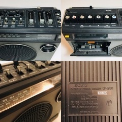 希少 昭和レトロ アンティーク  SONY  CF-1980 FM/AMラジオカセットコーダー (モノラル) 動作品の画像