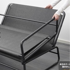 IKEA ソファーベッド　お売りしますの画像