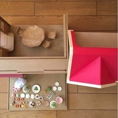 レア・初期　シルバニア　木いちご林のお家　森のパン屋さん　アイスクリームワゴンの画像