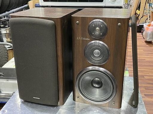 【苫小牧バナナ】KENWOOD/ケンウッド バスレフ方式 3Way ブックシェルフスピーカー LS-11EX 中古 音出しOK♪
