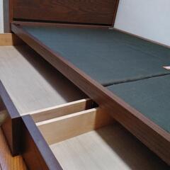 シングルベッド　引き出し付き