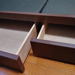 シングルベッド　引き出し付きの画像