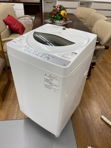I340  TOSHIBA 5.0k洗濯機　2018年式