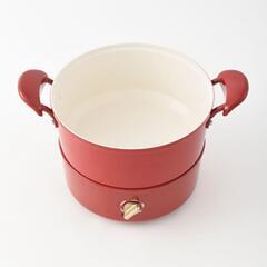 【新品・未使用】Bruno マルチグリルポット ホワイト BOE029-WHの画像