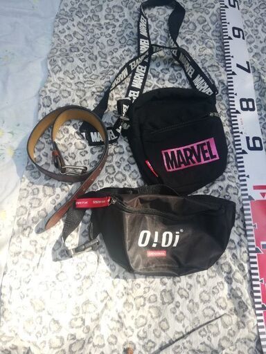 カバン等３点セット中古MARVEL他