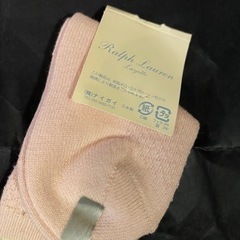 新品 ラルフローレン ベビー用靴下 サイズ9〜11 女の子用 ピンクの画像