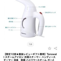 【美品】Tenswall スチームアイロンの画像