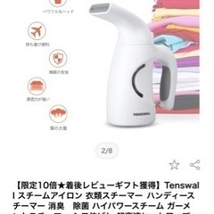 【美品】Tenswall スチームアイロンの画像