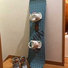 子供　スノーボード3点セット　ロシニョール、K2