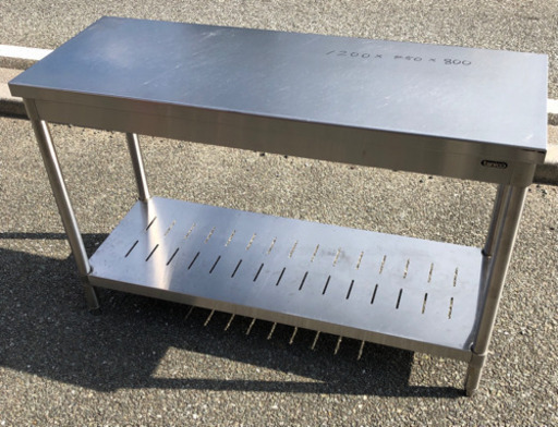 ⭐︎中古品　タニコー　作業台　1200×450×800mm 厨房機器⭐︎