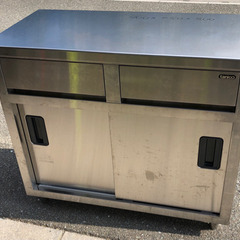 ⭐︎中古品　タニコー　作業台(引出し付き) 900×450×800mm 厨房機器⭐︎