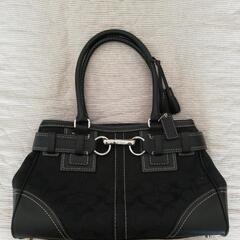 COACH コーチ ブラック 黒 トートバッグ 付属袋あり