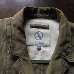 エーグル　AIGLE　ジャケット　M65　カーキ　S 値下げしました　ヤフオクでも出品中入札があれば受付中止しますの画像