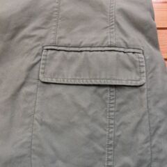 ユニクロ　ジャケット　テーラードジャケット　カーキー　綿１００％　S  値下げしましたの画像