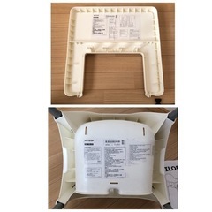 商談中☆IKEA ハイチェア ベビーチェア 白色 ANTILOP テーブル付の画像