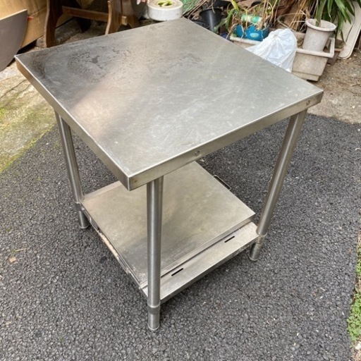 業務用ステンレス作業台　引き出し付！60×60