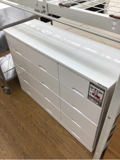 KK-59【ご来店頂ける方限定】ローチェスト　エナメル　白