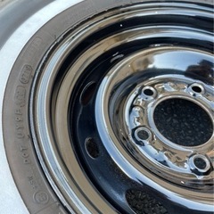 ダッジラムバン　ホワイトリボンタイヤホイールセットの画像